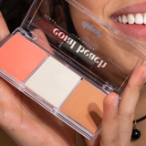 Coral Beach paleta de rubor, iluminador y bronceador - Dapop