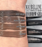 Fijador de ceja con color Waterproof brow gel Tattoo Studio - Maybelline