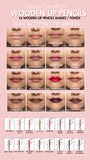 Delineador de labios en lápiz Wooden lip liner - Beauty Creations