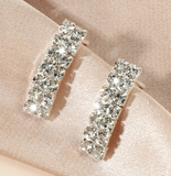 Aretes imitación diamante Z43