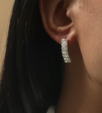 Aretes imitación diamante Z43