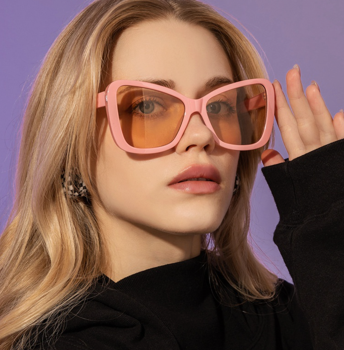Lentes rosas hotsell