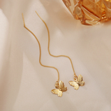 Aretes largos mariposa N45