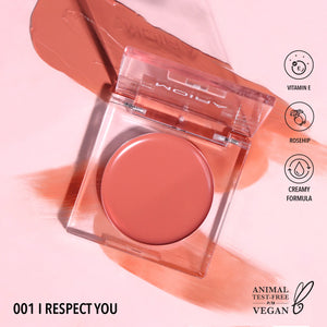 Rubor en crema Cream Blush Love Heat (varios tonos) - Moira