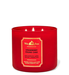 Strawberry Pound Cake Vela Grande - Bath & Body Works