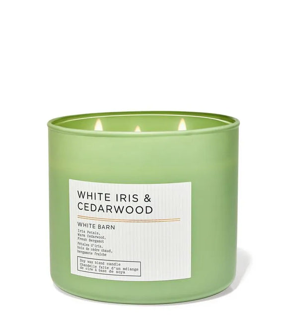 White Iris and Cedarwood Vela Grande - Bath & Body Works