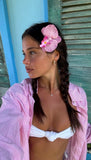 Clip accesorio con orquídea para el cabello
