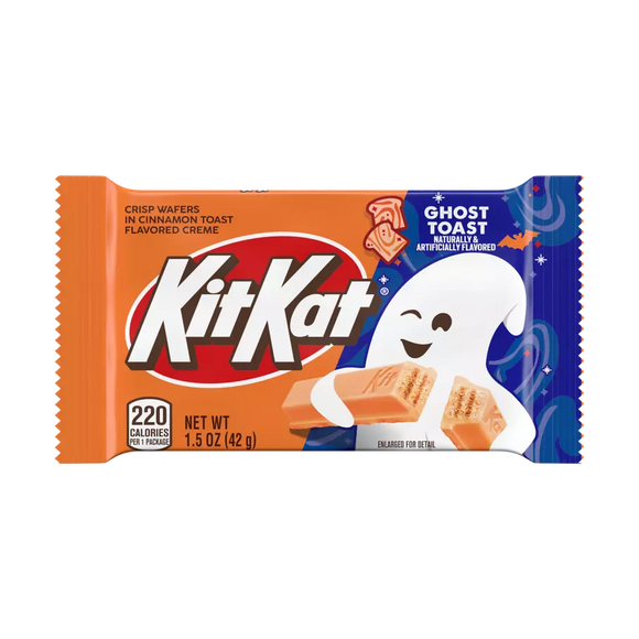 Kit Kat Ghost Toast Halloween Candy Snack - Halloween Collection