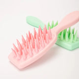 Masajeador capilar con dientes de silicón