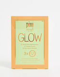 Kit de 3  mascarillas iluminadoras Glow de ácido glicolico, ginseng y hamamélis - Pixi by Petra