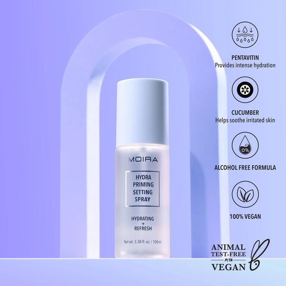Fijador de Maquillaje Hydra Priming Makeup Setting Spray - Moira