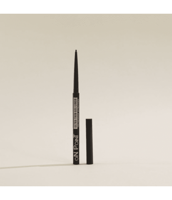 Delineador ultra fino retractil  Ultra Thin Gel Liner café On Point - Italia Deluxe