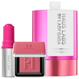 Color Fuse Glassy Blush Balm Stick + Powder Blush Set - Haus Labs / Set 2 pzas
