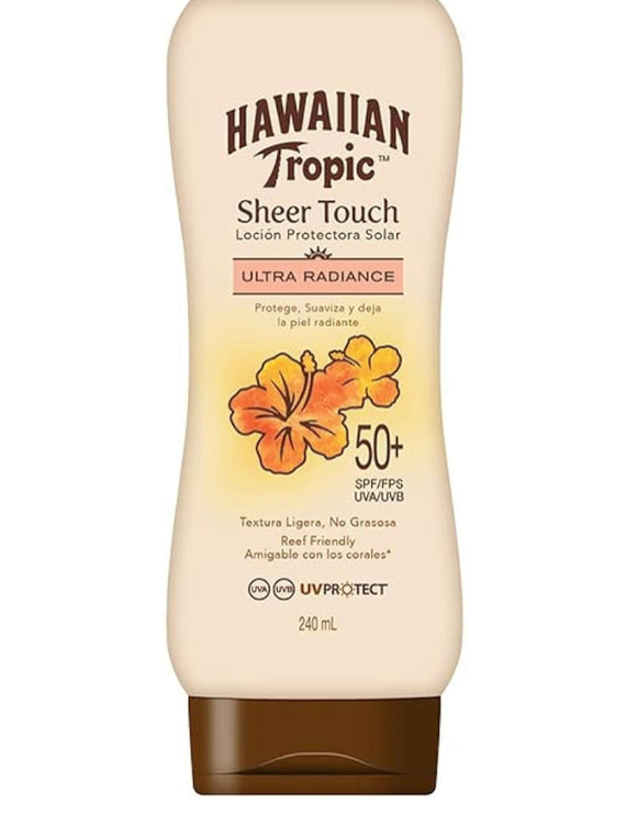 Bloqueador solar Sheer touch +50 SPF - Hawaiian Tropic