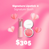 Signature lipstick + Signature Blush