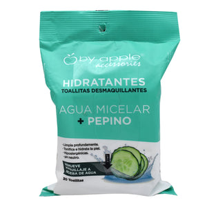 Toallitas desmaquillantes Agua Micelar + Pepino 30 toallitas - By Apple