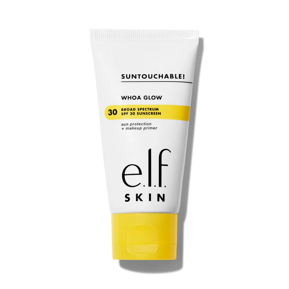 Suntouchable Whoa Glow Spf Primer con protector solar con color (varios tonos) - e.l.f.