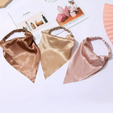 Pañoleta con diadema elásticas para el cabello