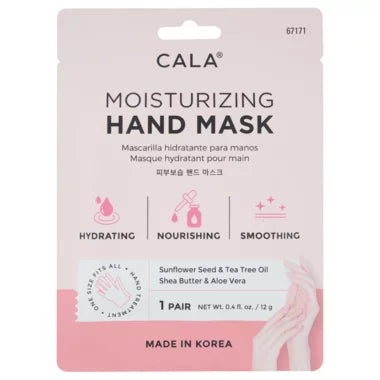 Mascarilla hidratante para manos Moisturizing Hand Mask Shea Butter and Tea Tree Oil - CALA