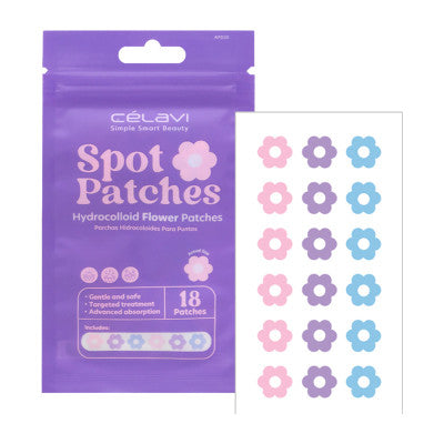 Kit de 18 parches para acné  Spot Patches - Célavi