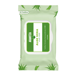 Toallitas Limpiadoras Desmaquillantes ALOE VERA - ARANTZA