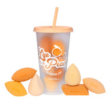 Termo con esponjas de maquillaje Life is a Peach Blending Cup - Be Bella