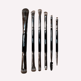 Set de 6 brochas dobles Beauty on the Go, Set de 6 brochas dobles Beauty on the Go ARANTZA, Sets de brochas ARANTZA, ARANTZA, Sets de brochas, set de brochas, brochas de maquillaje, brochas profesionales, kit de brochas, herramientas de maquillaje, maquillaje profesional, tienda de maquillaje México, Schatzi Store
