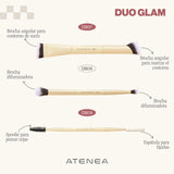 Brocha duo para corrector y contorno DB07 - ATENEA