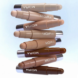 bronzer stick, contour stick, MOIRA Beauty, stick para contorno, bronzer cremoso, maquillaje de rostro, contorno en barra, acabado soft matte, maquillaje de larga duración, contour and bronzer stick.