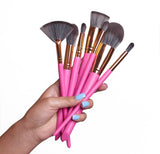 Bronzed Pink Set 24 brochas profesionales con estuche - Arantza