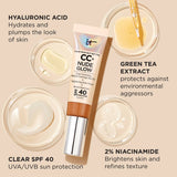 CC+ Nude Glow with SPF 40+ Base de maquillaje con protección solar - It Cosmetics