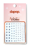 Mini Face crystal stickers para cabello y rostro Gem Storm (varios modelos) - Dapop