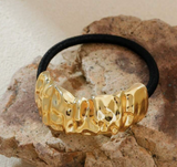 Coletero liga para el cabello metálico (varios modelos)