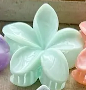 Pinzas de flor marmoleadas (varios colores)