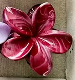 Pinzas de flor marmoleadas (varios colores)
