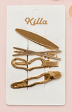 Kit de 4 hair clips (varios modelos) - Killa