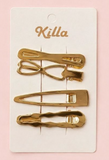 Kit de 4 hair clips (varios modelos) - Killa