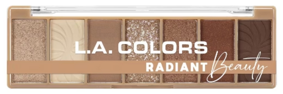 Paleta de Sombras Beauty 7 Color Tono Radiant -  L.A. Colors