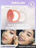 Insta-ready DUO de Polvo y Fijador Para Rostro (varios tonos) - SHEGLAM
