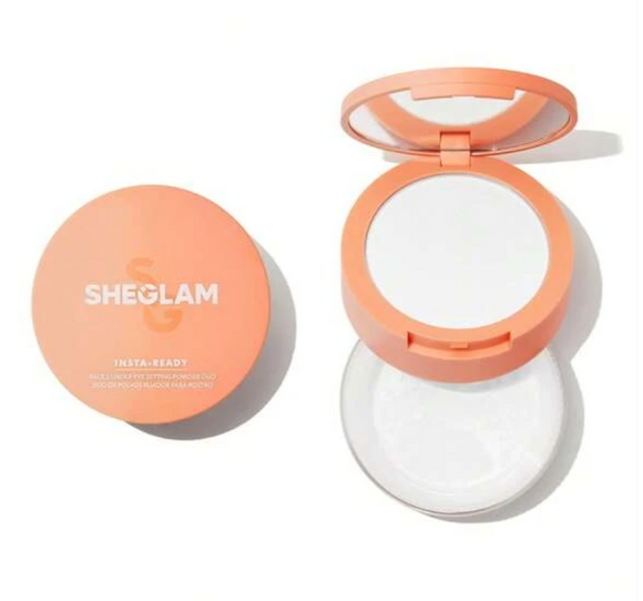 Insta-ready DUO de Polvo y Fijador Para Rostro (varios tonos) - SHEGLAM