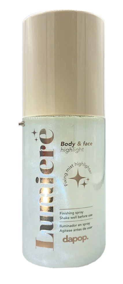 Lumiere Body & Face  Iluminador Con Fijador Para Rostro Y Cuerpo - DAPOP