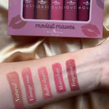 Set de Labiales Top Five Mousse Matte Lipstick Modest Mauves - Italia Deluxe