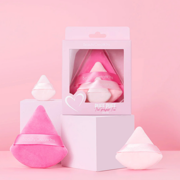 Trio de borlas puff puff - Beauty Creations