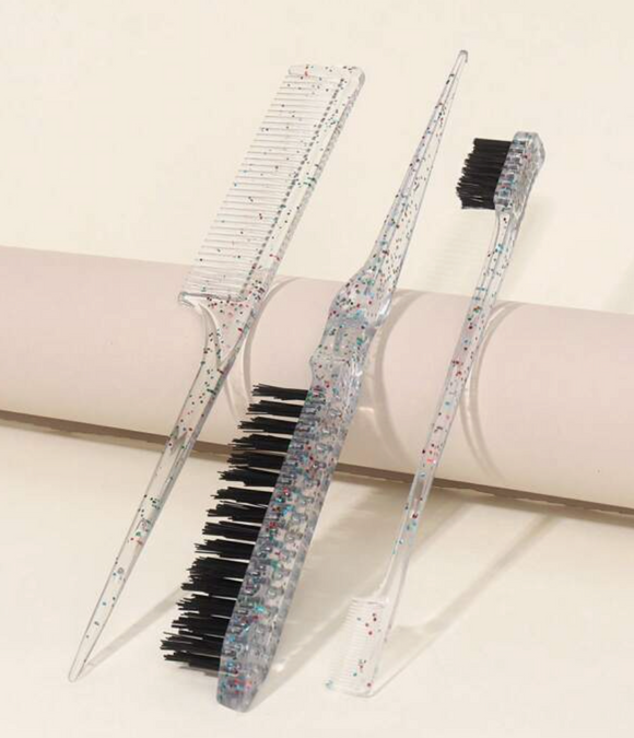 Kit 3 piezas peines y cepillos para cabello - SHEGLAM