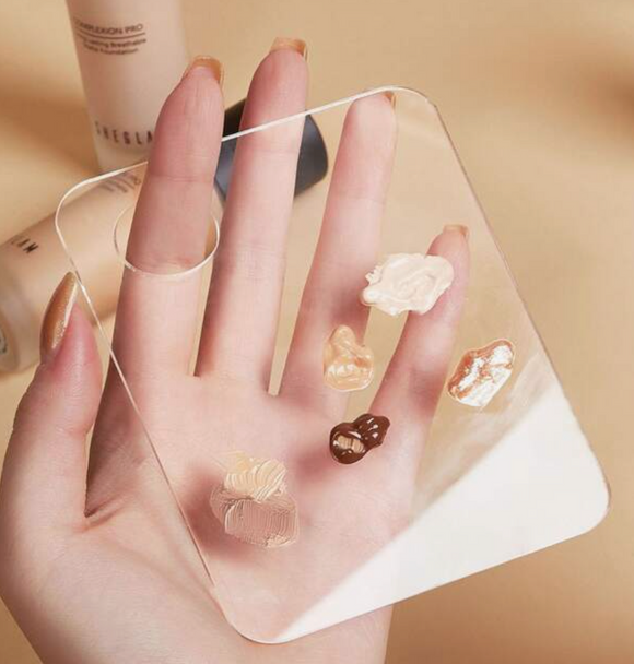 Paleta de acrilico para mezclar maquillaje