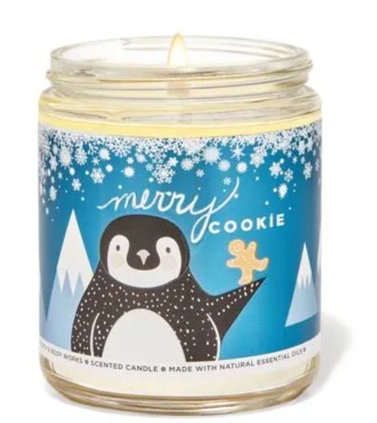 Merry Cookie Vela Mediana - Bath & Body Works