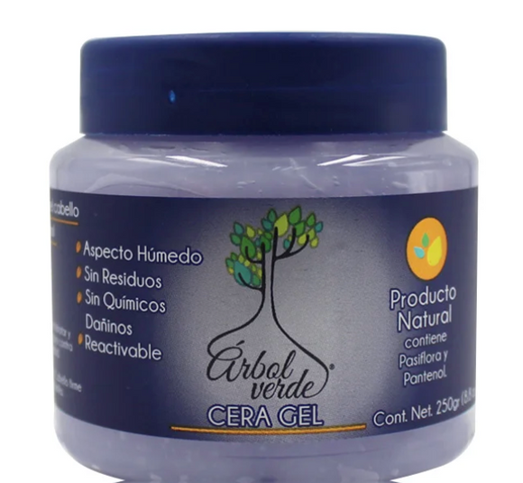 Cera para el cabello de linaza bote 250 g.  - Árbol Verde