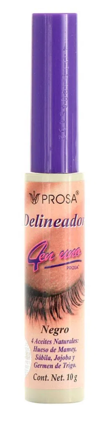 Delineador líquido 4 en 1 negro - PROSA
