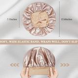 Gorro de seda para cuidar el cabello y metodo curly + Scrunchie