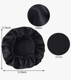 Gorro de seda para cuidar el cabello y metodo curly + Scrunchie